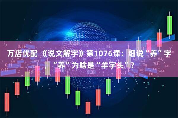万店优配 《说文解字》第1076课：细说“养”字，“养”为啥是“羊字头”？